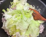 暑い日にサッパリ！塩レタス焼きそば♫作り方6写真
