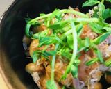 毎日の納豆●かつお節＆豆苗添え作り方1写真