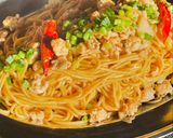 中華　　時短　　　ガーリック焼きそば作り方14写真