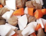 醤油味♪モツ煮込み～牛でも豚でも作り方3写真