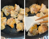 ごはんですょ！鶏肉のマヨネーズ海苔炒め作り方2写真