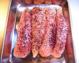 お弁当に☆ささみのゆかりマヨネーズ焼き作り方1写真