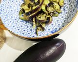 ピリッと美味しい　茄子の辛子和え作り方1写真