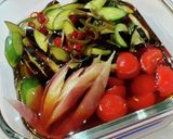 麺つゆ・白だしで出汁香る夏野菜漬け作り方10写真