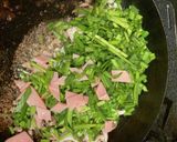 イカとニラとハム玉子の味噌炒め　320作り方8写真