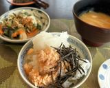 簡単#シャケ昆布大根おろしの三色丼作り方2写真