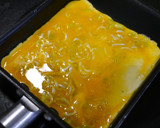 お弁当！しらすネギのだし巻き卵作り方2写真