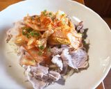 夏休みランチに★簡単豚キムそうめん作り方5写真