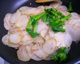 春味♡菜の花と新じゃがのアンチョビ炒め作り方8写真