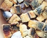カリじゅわ☆揚げない塩鯖香味ソース作り方4写真