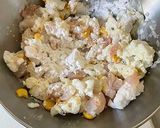 余った素麺を衣に、パリパリ海老揚げ作り方3写真