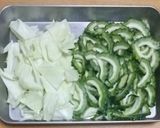 ゴーヤのゴマ味噌和え作り方1写真