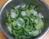 ゴーヤのゴマ味噌和え作り方3写真