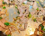 中国本場の味！高菜うどん〜雪菜肉糸麺作り方3写真