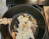 冷やご飯でガーリックライス作り方2写真