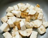 焼肉生だれで居酒屋風ホクホク長芋ステーキ作り方5写真