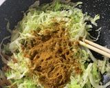 ロールパンカレーキャベツサンド作り方3写真