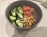 大豆とカニカマのサラダ作り方4写真