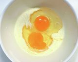 レンジで簡単☆ツナ入りニラたま丼作り方2写真