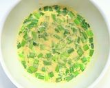 レンジで簡単☆ツナ入りニラたま丼作り方3写真