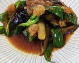 茄子とピーマンの炒め物、大根おろしと作り方11写真