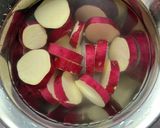 さつまいものレモンティ煮♡作り方1写真