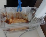 鶏チャーシュー丼　低温調理　超薄切り作り方3写真