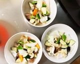 茄子椎茸レモンウスター味豆腐八宝菜風作り方9写真