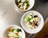 茄子椎茸レモンウスター味豆腐八宝菜風作り方11写真