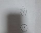 ちいかわ　ハチワレ　キャラケーキ作り方8写真
