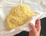 桃とフルーツトマトの冷製パスタ作り方5写真