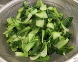 チンゲン菜のねぎ塩和え作り方1写真