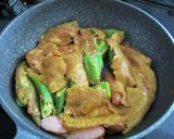 オクラとウインナーの卵焼き作り方7写真
