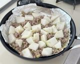 下ゆで不要！大根の肉みそ炒め作り方3写真