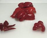 ズッキーニとパプリカのペペロンチーノ作り方1写真