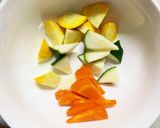 レンジ根菜茄子簡単中華レバニラ味甘酢酢豚作り方5写真