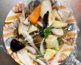 レンジ根菜茄子簡単中華レバニラ味甘酢酢豚作り方11写真