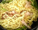 にんにくの芽の焼きそば作り方1写真