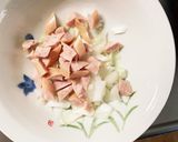 お一人様野菜たっぷりレモンチゲ味親子丼風作り方2写真