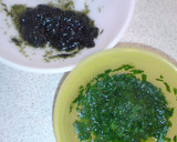 離乳食　もぐもぐ期　ほうれん草ののりあえ作り方2写真