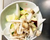お一人様野菜たっぷりレモンチゲ味親子丼風作り方7写真