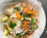 お一人様野菜たっぷりトマト旨辛味親子丼風作り方10写真