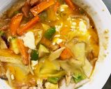 お一人様野菜たっぷりレモンチゲ味親子丼風作り方15写真