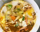 お一人様野菜たっぷりレモンチゲ味親子丼風作り方16写真