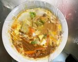 お一人様野菜たっぷりレモンチゲ味親子丼風作り方18写真