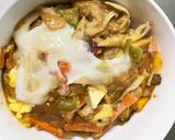 お一人様野菜たっぷりレモンチゲ味親子丼風作り方20写真