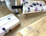ブルーベリー&豆乳グルトアイスキャンディ作り方4写真