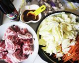 冷やし肉野菜炒め作り方1写真