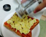 朝食に簡単☆ふわふわ卵ト—スト作り方4写真