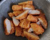 久原あま·照り醤油の烏賊·薩摩揚げ餡掛け作り方2写真